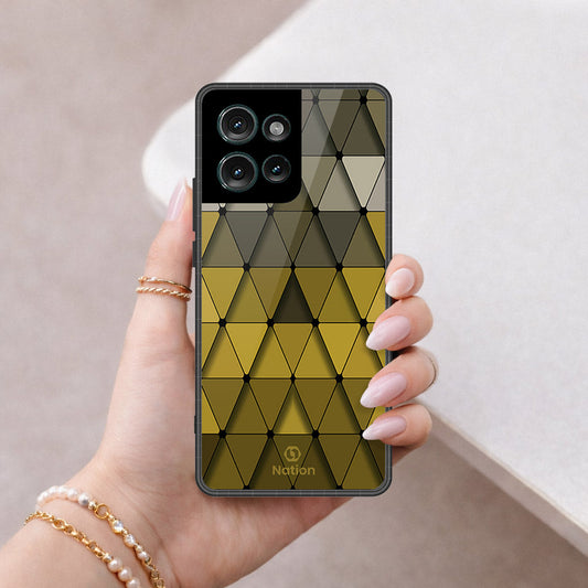 Motorola Edge 50 Cover - ONation Pyramid Series - HQ Premium Shine Durable Shatterproof Case