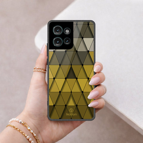 Motorola Edge 50 Cover - ONation Pyramid Series - HQ Premium Shine Durable Shatterproof Case