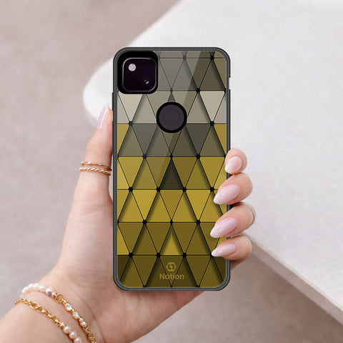 Google Pixel 4a 4G Cover - ONation Pyramid Series - HQ Premium Shine Durable Shatterproof Case