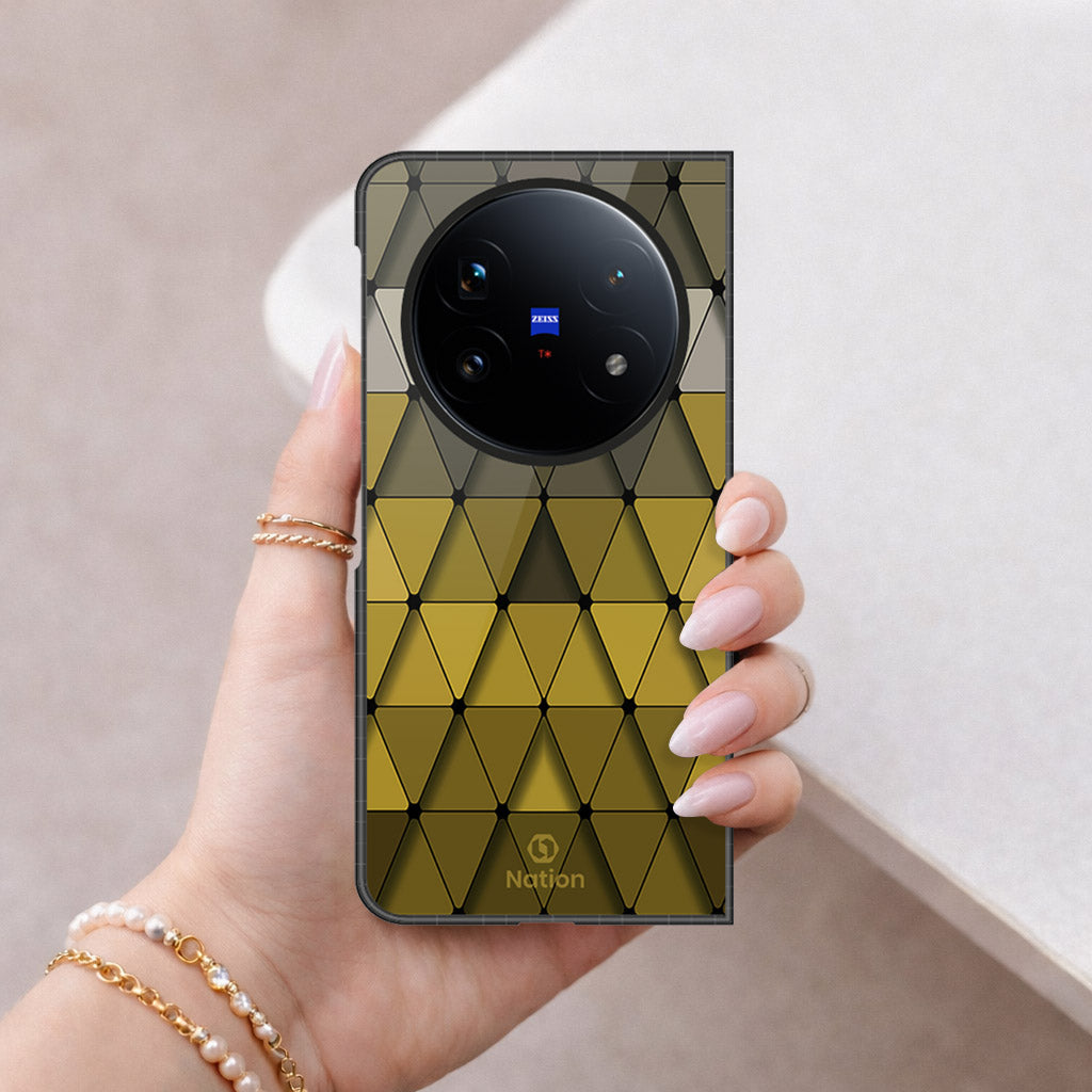 Vivo X Fold 5 Cover - ONation Pyramid Series - HQ Premium Shine Durable Shatterproof Case