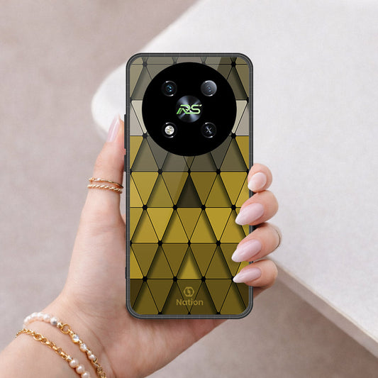 itel RS4 Cover - ONation Pyramid Series - HQ Premium Shine Durable Shatterproof Case