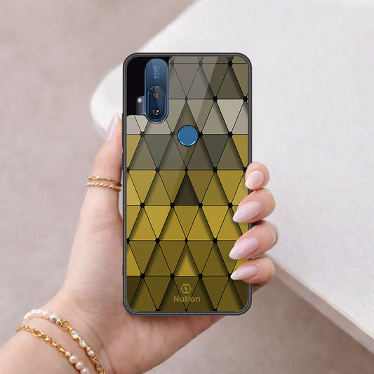 Motorola One Hyper Cover - ONation Pyramid Series - HQ Premium Shine Durable Shatterproof Case