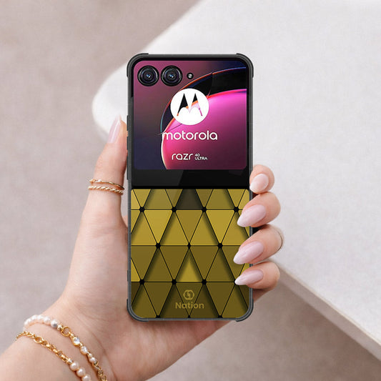 Motorola Razr 40 Ultra Cover - ONation Pyramid Series - HQ Premium Shine Durable Shatterproof Case