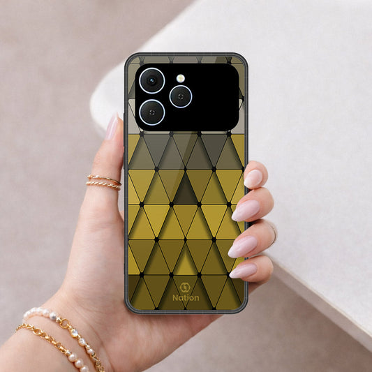 Tecno Spark 40 Cover - ONation Pyramid Series - HQ Premium Shine Durable Shatterproof Case