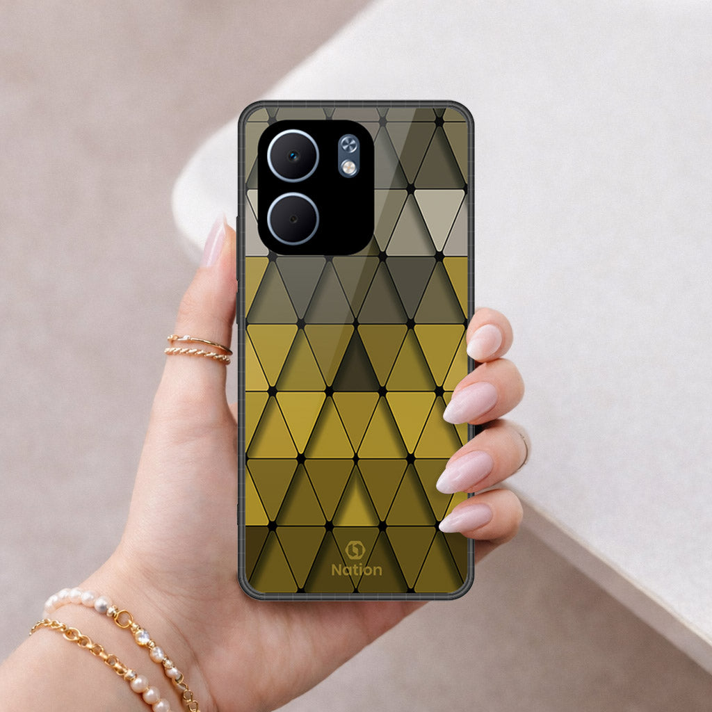 Oppo A5x 5G Cover - ONation Pyramid Series - HQ Premium Shine Durable Shatterproof Case