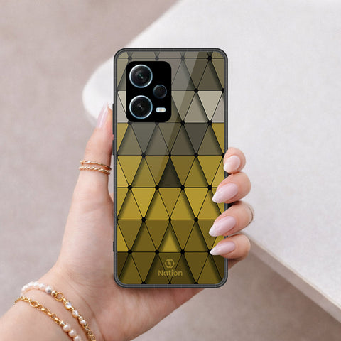 Xiaomi Poco X5 Cover - ONation Pyramid Series - HQ Premium Shine Durable Shatterproof Case