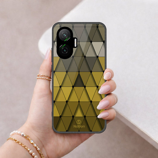 Xiaomi Poco F7 Cover - ONation Pyramid Series - HQ Premium Shine Durable Shatterproof Case