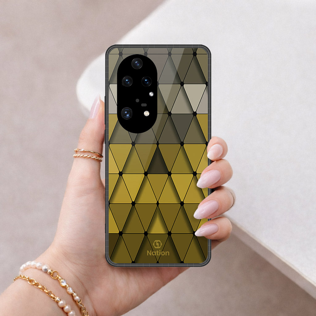 Huawei P50 Pro Cover - ONation Pyramid Series - HQ Premium Shine Durable Shatterproof Case