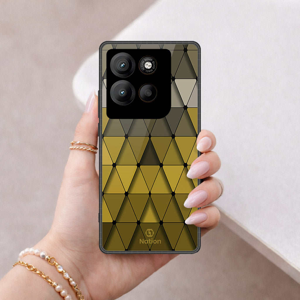 Motorola Moto G15 Cover - ONation Pyramid Series - HQ Premium Shine Durable Shatterproof Case