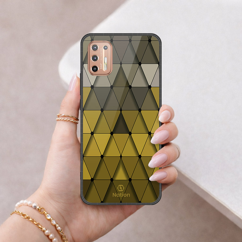 Motorola Moto G9 Plus Cover - ONation Pyramid Series - HQ Premium Shine Durable Shatterproof Case