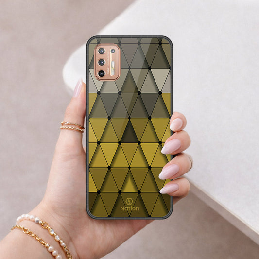 Motorola Moto G9 Plus Cover - ONation Pyramid Series - HQ Premium Shine Durable Shatterproof Case