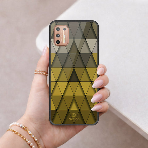 Motorola Moto G9 Plus Cover - ONation Pyramid Series - HQ Premium Shine Durable Shatterproof Case