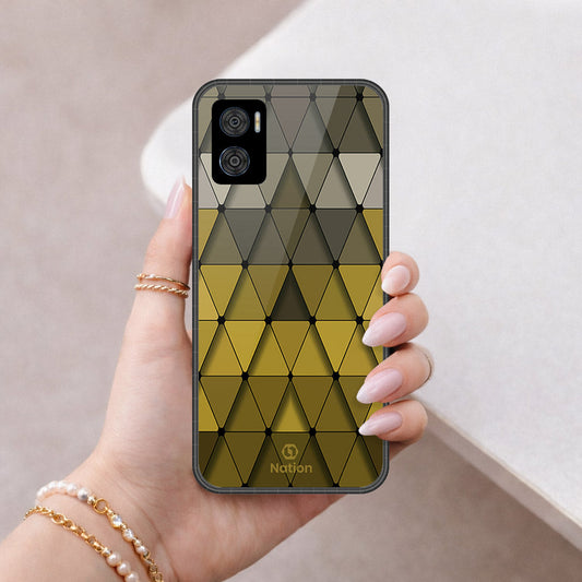 Motorola Moto E22 Cover - ONation Pyramid Series - HQ Premium Shine Durable Shatterproof Case