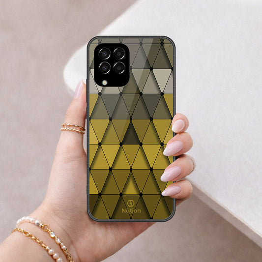 Samsung Galaxy M33 Cover - ONation Pyramid Series - HQ Premium Shine Durable Shatterproof Case