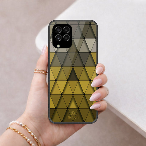 Samsung Galaxy M33 Cover - ONation Pyramid Series - HQ Premium Shine Durable Shatterproof Case