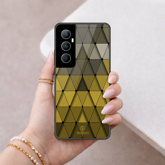 Realme C65 Cover - ONation Pyramid Series - HQ Premium Shine Durable Shatterproof Case