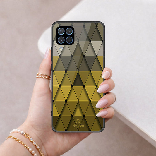 Samsung Galaxy M62 Cover - ONation Pyramid Series - HQ Premium Shine Durable Shatterproof Case
