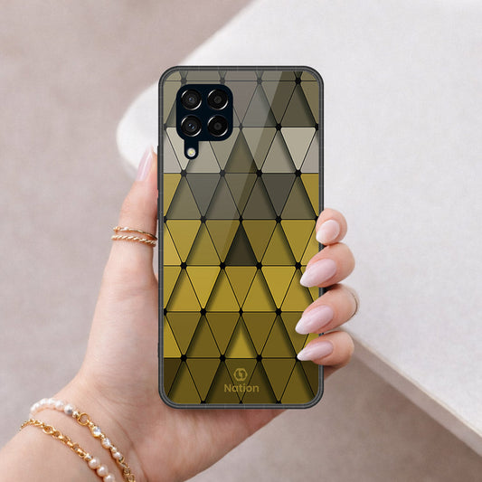 Samsung Galaxy M53 Cover - ONation Pyramid Series - HQ Premium Shine Durable Shatterproof Case