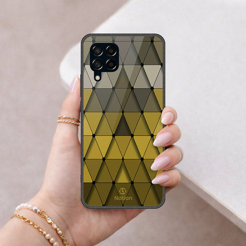 Samsung Galaxy M53 Cover - ONation Pyramid Series - HQ Premium Shine Durable Shatterproof Case