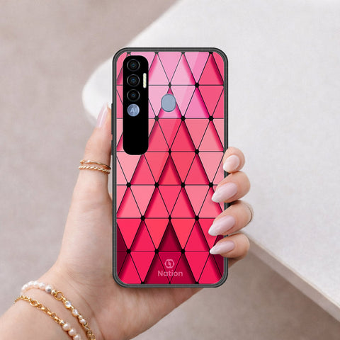 Tecno Spark 7 Pro Cover - ONation Pyramid Series - HQ Premium Shine Durable Shatterproof Case