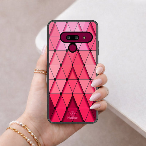 LG G8 ThinQ Cover - ONation Pyramid Series - HQ Premium Shine Durable Shatterproof Case
