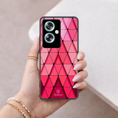 Oppo A79 Cover - ONation Pyramid Series - HQ Premium Shine Durable Shatterproof Case