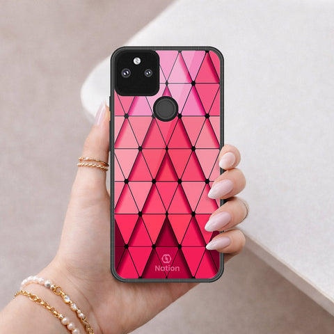 Google Pixel 5a 5G Cover - ONation Pyramid Series - HQ Premium Shine Durable Shatterproof Case