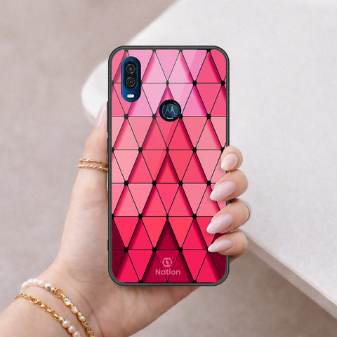 Motorola P40 Cover - ONation Pyramid Series - HQ Premium Shine Durable Shatterproof Case