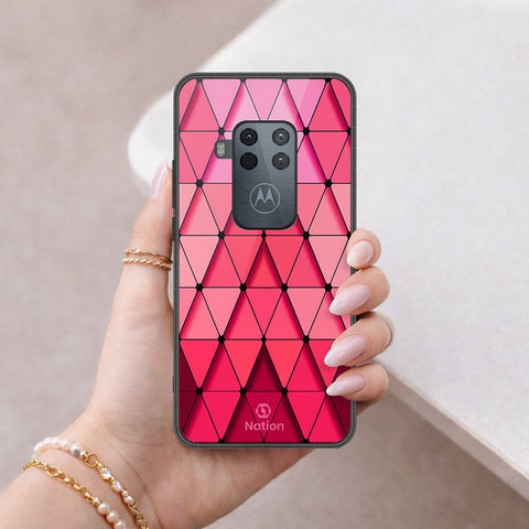 Motorola One Zoom Cover - ONation Pyramid Series - HQ Premium Shine Durable Shatterproof Case