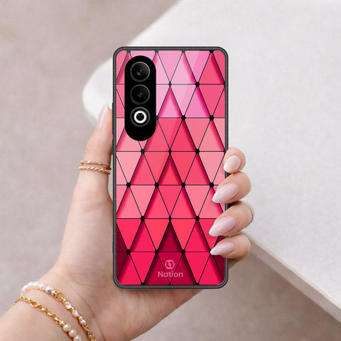 Oppo K12 Cover - ONation Pyramid Series - HQ Premium Shine Durable Shatterproof Case