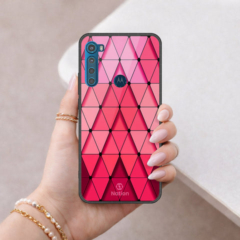 Motorola One Fusion Plus Cover - ONation Pyramid Series - HQ Premium Shine Durable Shatterproof Case