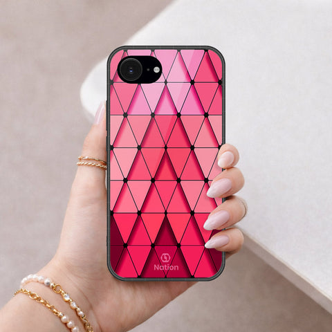 iPhone 18e Cover - ONation Pyramid Series - HQ Ultra Shine Premium Infinity Glass Soft Silicon Borders Case