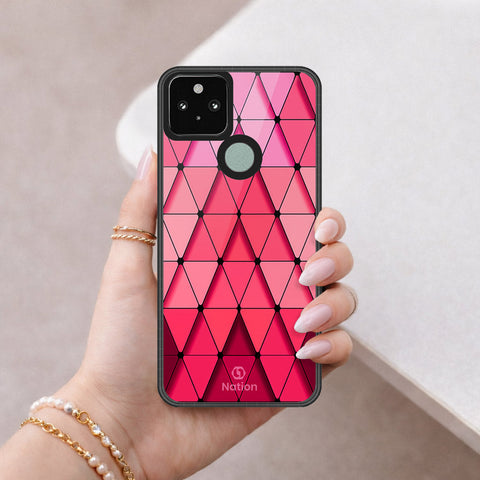 Google Pixel 5 XL Cover - ONation Pyramid Series - HQ Premium Shine Durable Shatterproof Case