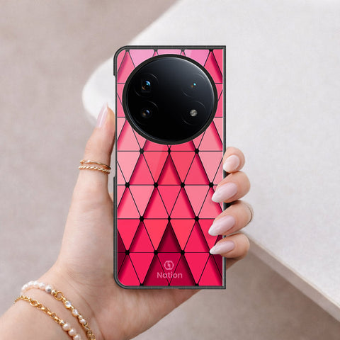 Oppo Find N5 Cover - ONation Pyramid Series - HQ Premium Shine Durable Shatterproof Case