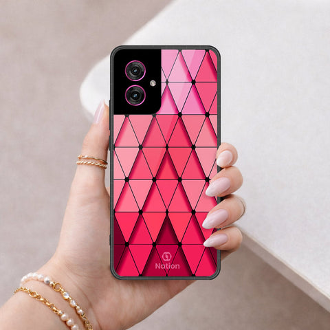 Motorola Moto G55 Cover - ONation Pyramid Series - HQ Premium Shine Durable Shatterproof Case