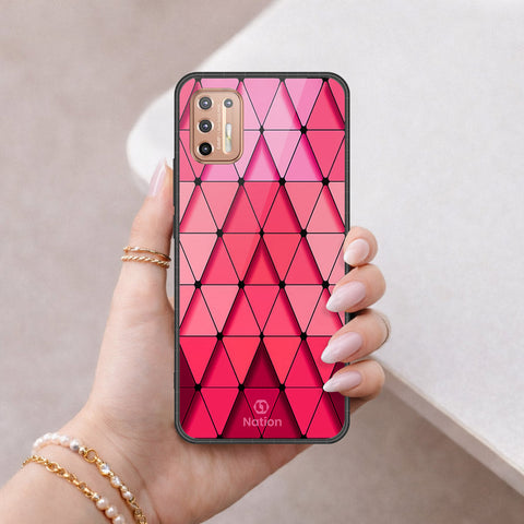 Motorola Moto G9 Plus Cover - ONation Pyramid Series - HQ Premium Shine Durable Shatterproof Case