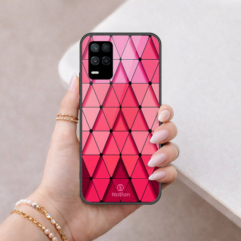 Realme V13 5G Cover - ONation Pyramid Series - HQ Premium Shine Durable Shatterproof Case