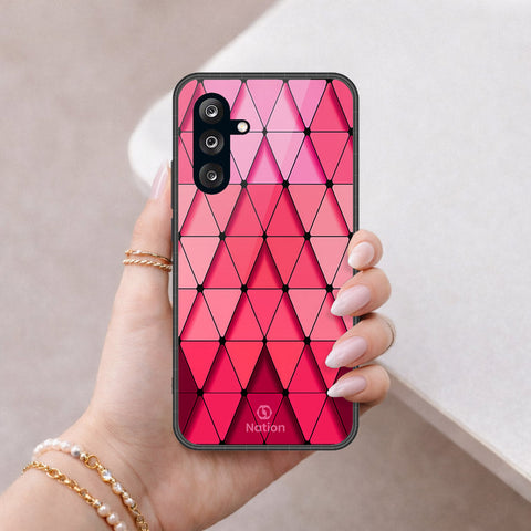 Samsung Galaxy M36 Cover - ONation Pyramid Series - HQ Premium Shine Durable Shatterproof Case