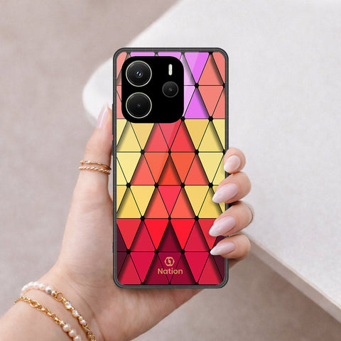 Xiaomi Redmi Note 14 5G Cover - ONation Pyramid Series - HQ Premium Shine Durable Shatterproof Case
