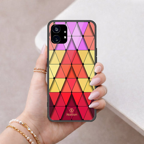 Nothing Phone 1 Cover - ONation Pyramid Series - HQ Premium Shine Durable Shatterproof Case