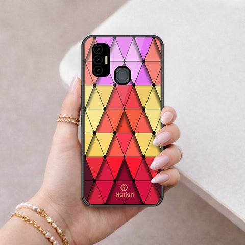 Tecno Spark 7 Cover - ONation Pyramid Series - HQ Premium Shine Durable Shatterproof Case