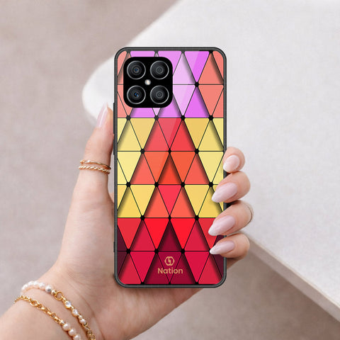 Honor X8 Cover - ONation Pyramid Series - HQ Premium Shine Durable Shatterproof Case