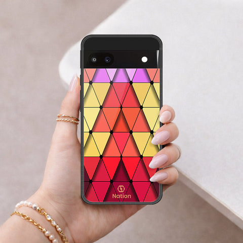 Google Pixel 6a Cover - ONation Pyramid Series - HQ Premium Shine Durable Shatterproof Case