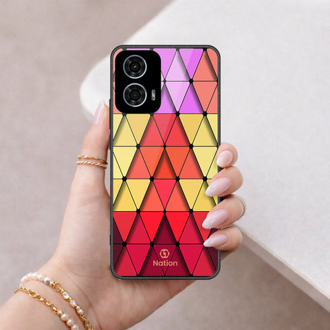 Motorola Moto G24 Power Cover - ONation Pyramid Series - HQ Premium Shine Durable Shatterproof Case