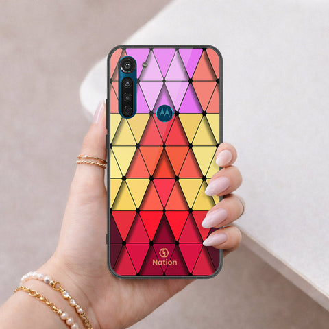 Motorola Moto G8 Power Cover - ONation Pyramid Series - HQ Premium Shine Durable Shatterproof Case