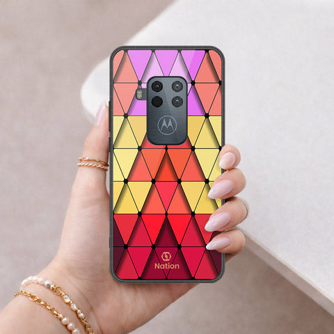 Motorola One Zoom Cover - ONation Pyramid Series - HQ Premium Shine Durable Shatterproof Case