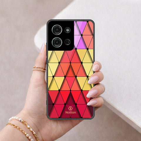Motorola Moto G75 Cover - ONation Pyramid Series - HQ Premium Shine Durable Shatterproof Case