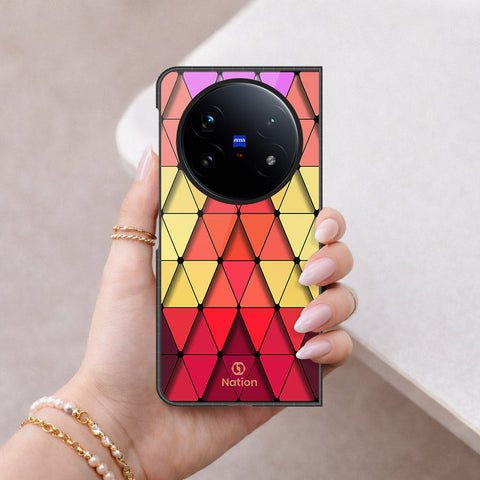 Vivo X Fold 5 Cover - ONation Pyramid Series - HQ Premium Shine Durable Shatterproof Case