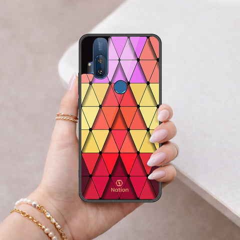 Motorola One Hyper Cover - ONation Pyramid Series - HQ Premium Shine Durable Shatterproof Case