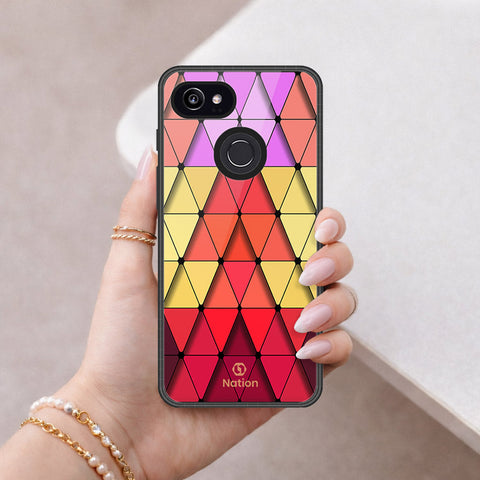 Google Pixel 3 Cover - ONation Pyramid Series - HQ Premium Shine Durable Shatterproof Case